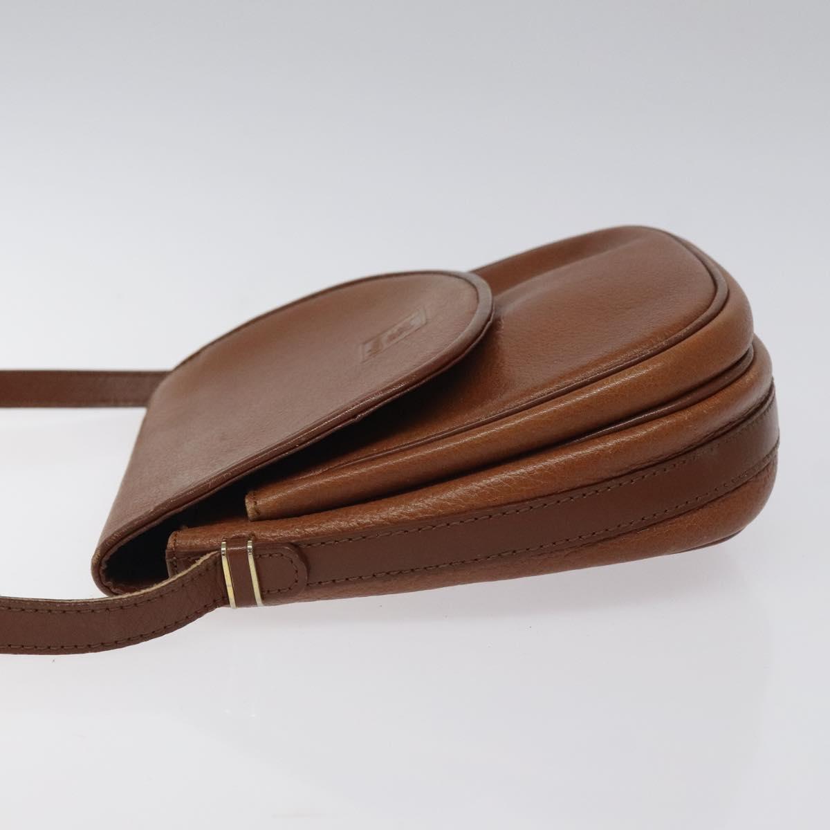 Burberrys Shoulder Bag Leather Brown