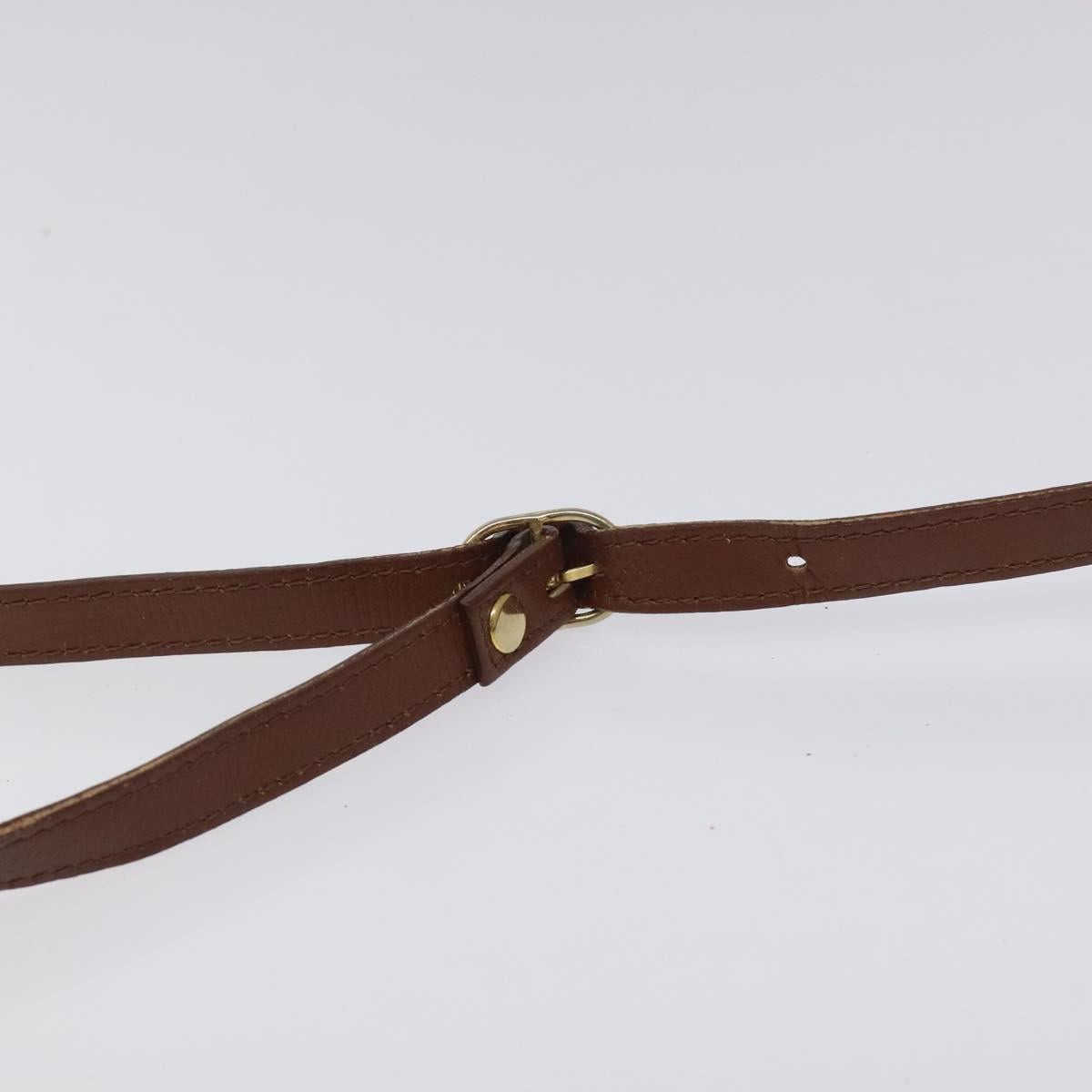 Burberrys Shoulder Bag Leather Brown