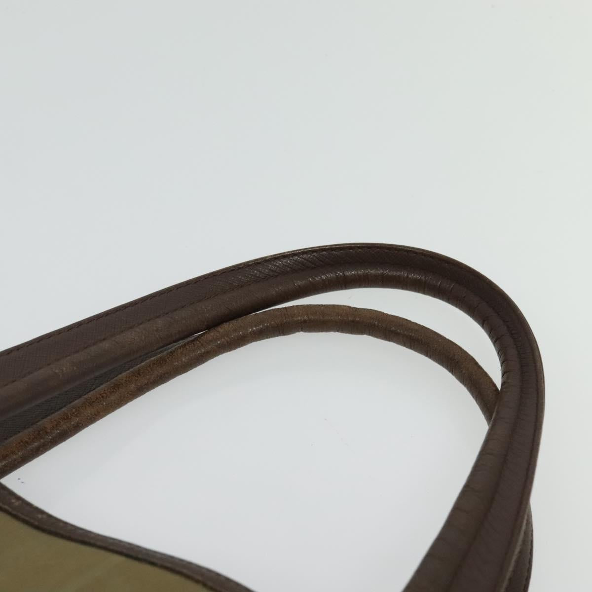 Burberrys Nova Check Tote Bag Canvas Beige Gold