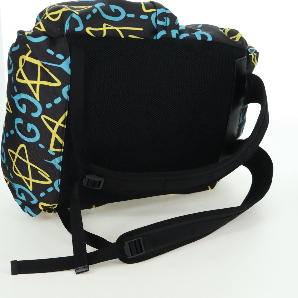 GUCCI Gucci Ghost Sherry Line Backpack Canvas Multicolor 429037