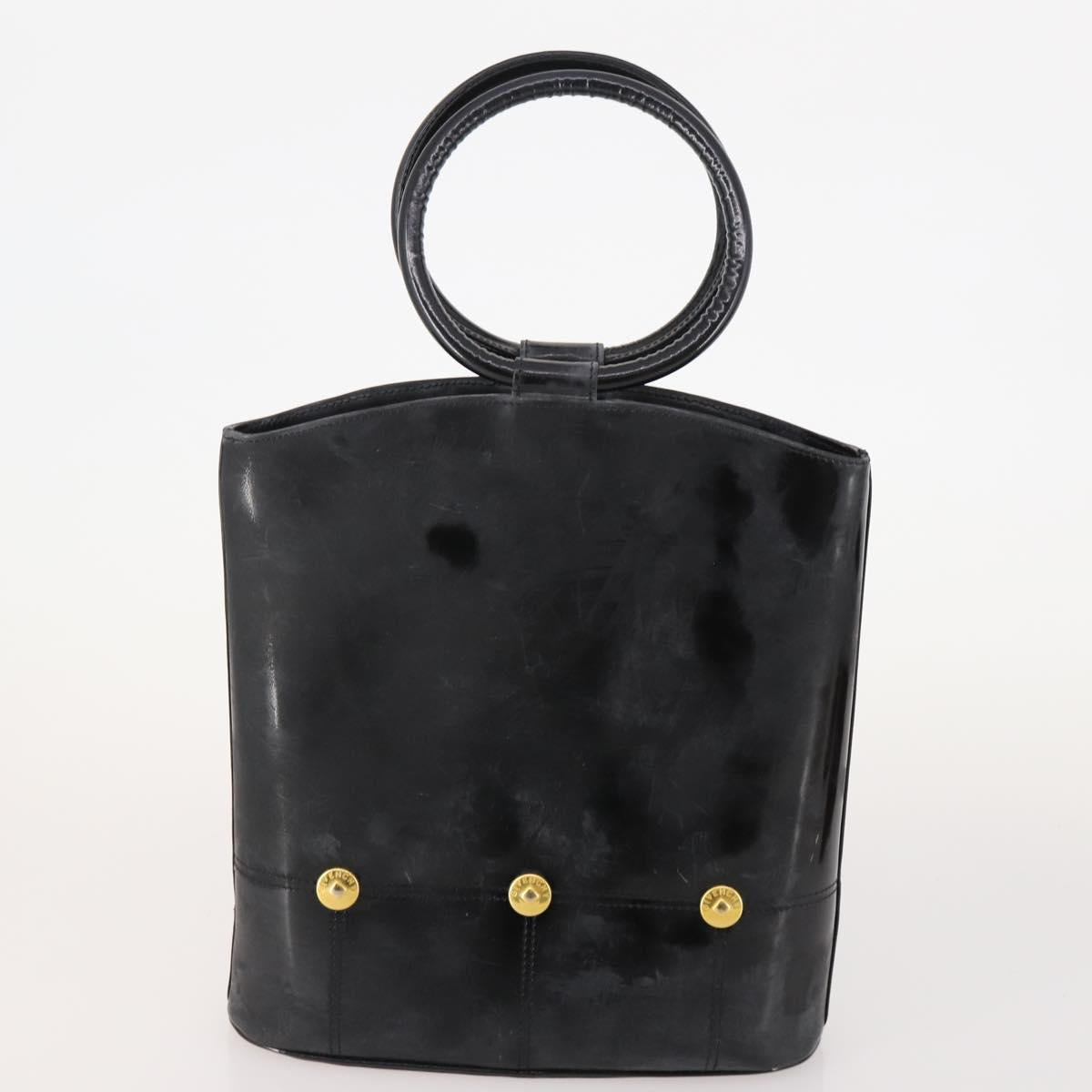 GIVENCHY Hand Bag Leather 2 Set Black Brown