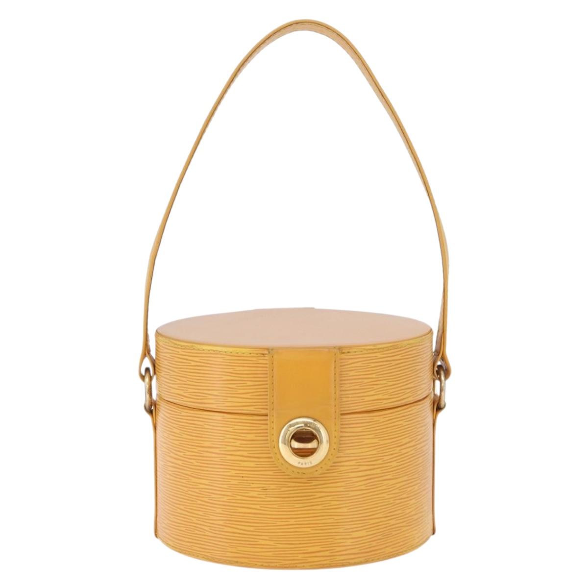 Louis Vuitton Epi Shoulder Bag Yellow LV