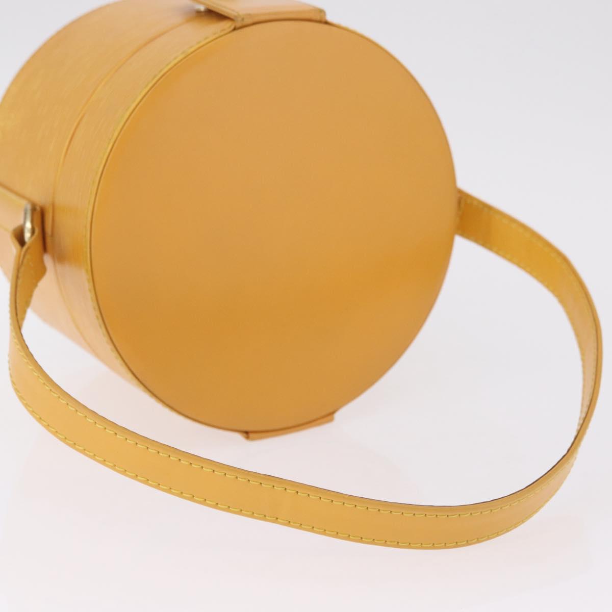 Louis Vuitton Epi Shoulder Bag Yellow LV