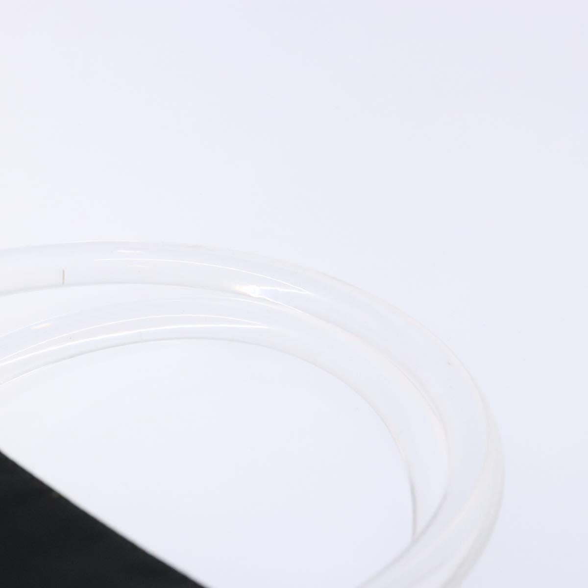 PRADA Hand Bag Nylon Black Silver
