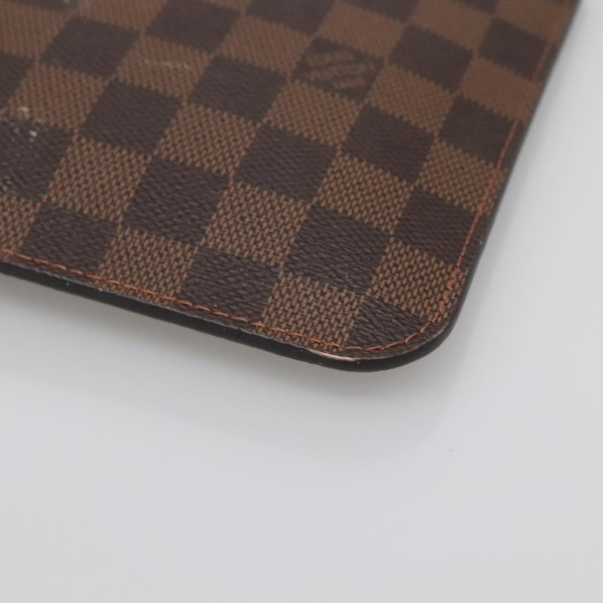 Louis Vuitton Damier Ebene Neverfull MM Pouch LV