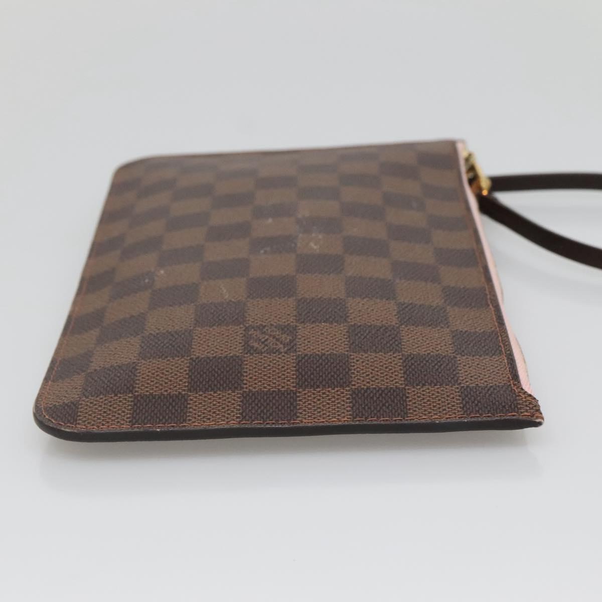 Louis Vuitton Damier Ebene Neverfull MM Pouch LV