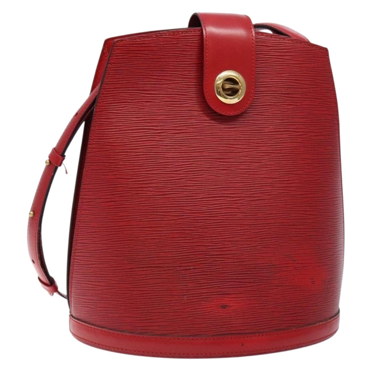 Louis Vuitton Epi Cluny Shoulder Bag Red M52257 LV