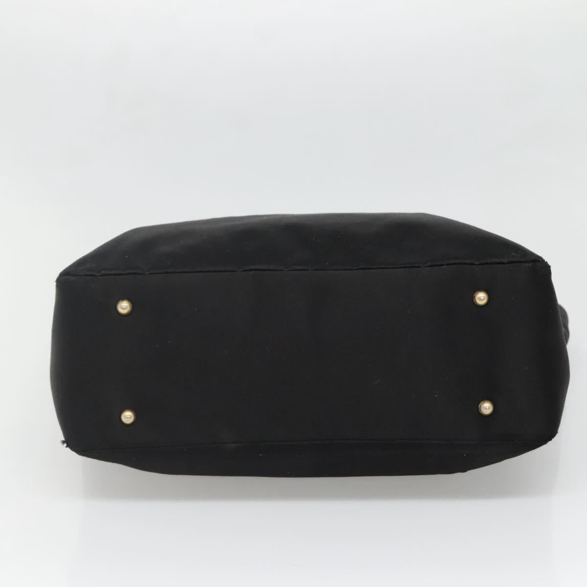 LOEWE Tote Bag Satin Black Gold