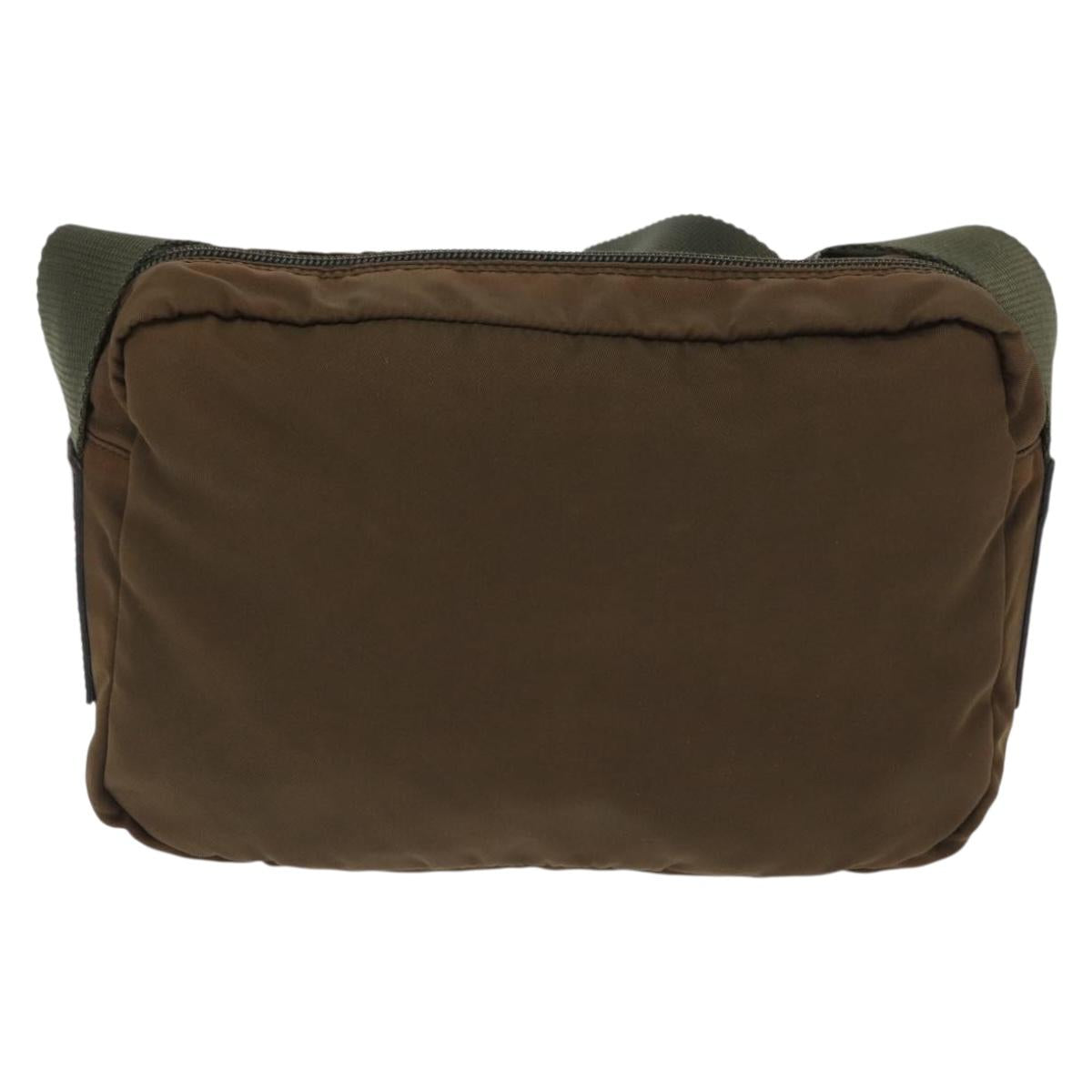 PRADA Shoulder Bag Nylon Brown