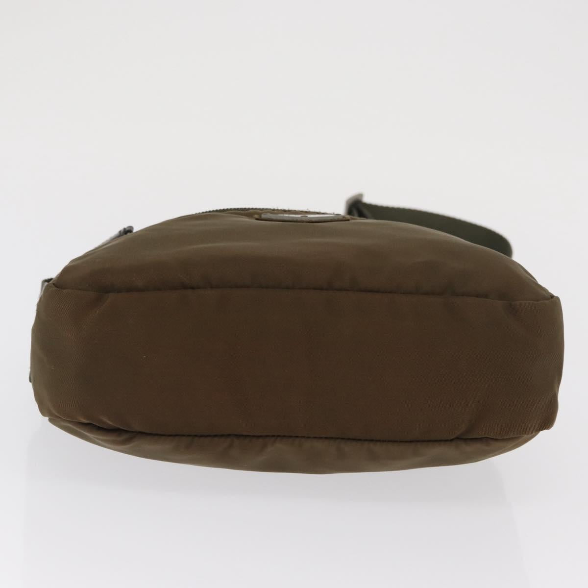 PRADA Shoulder Bag Nylon Brown