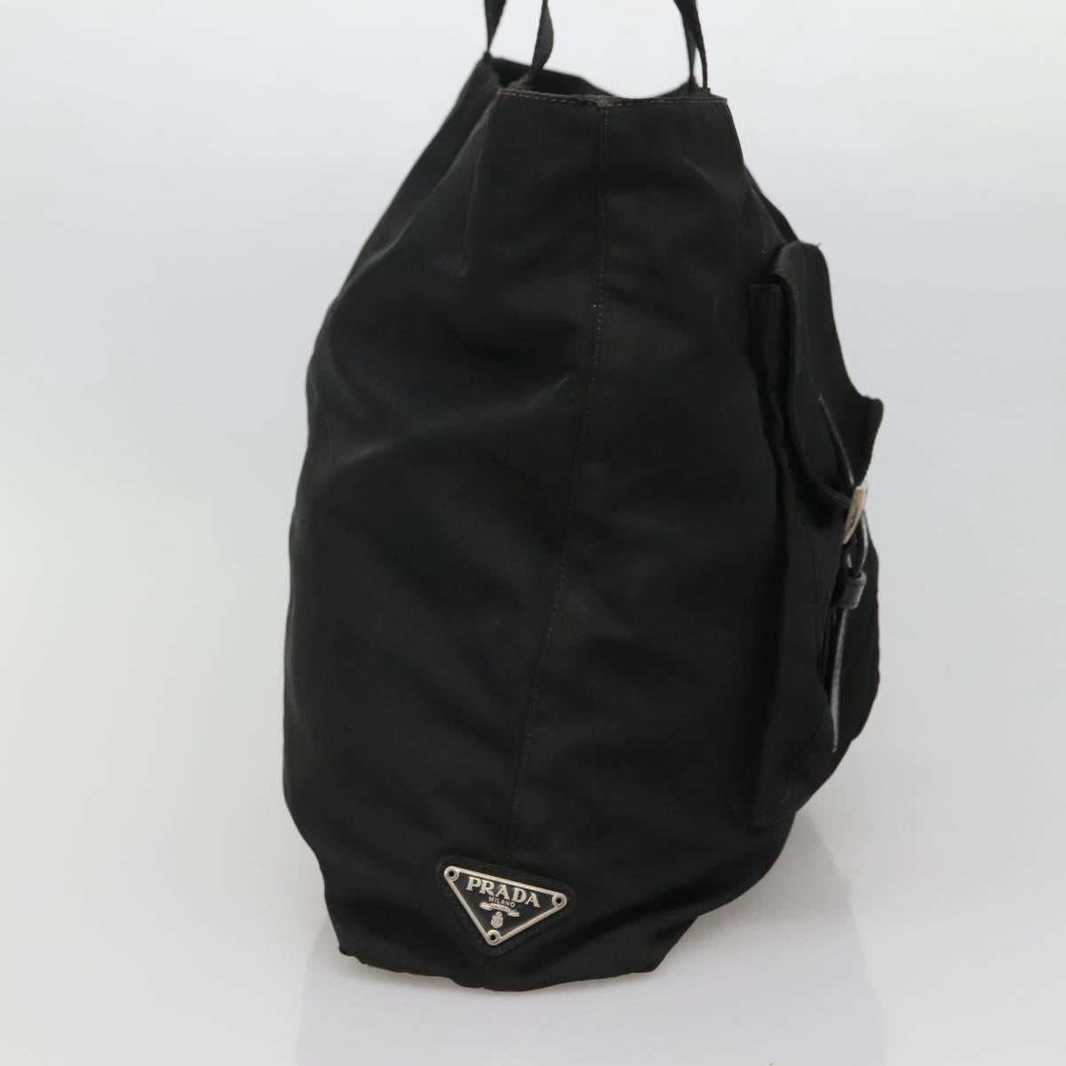PRADA Tote Bag Nylon Black