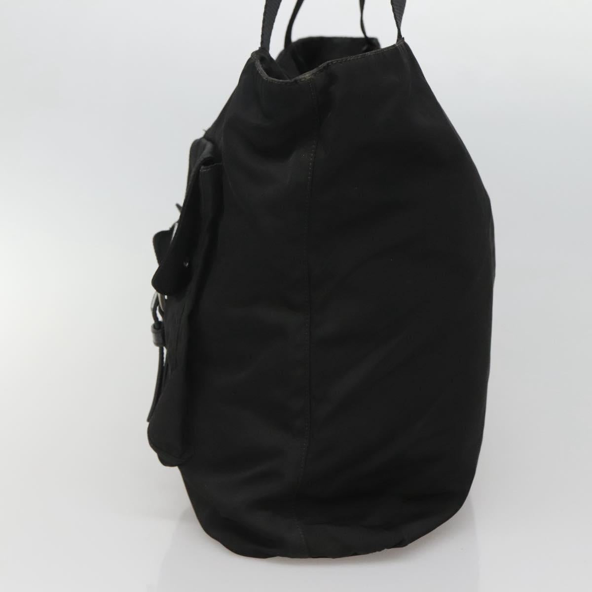 PRADA Tote Bag Nylon Black