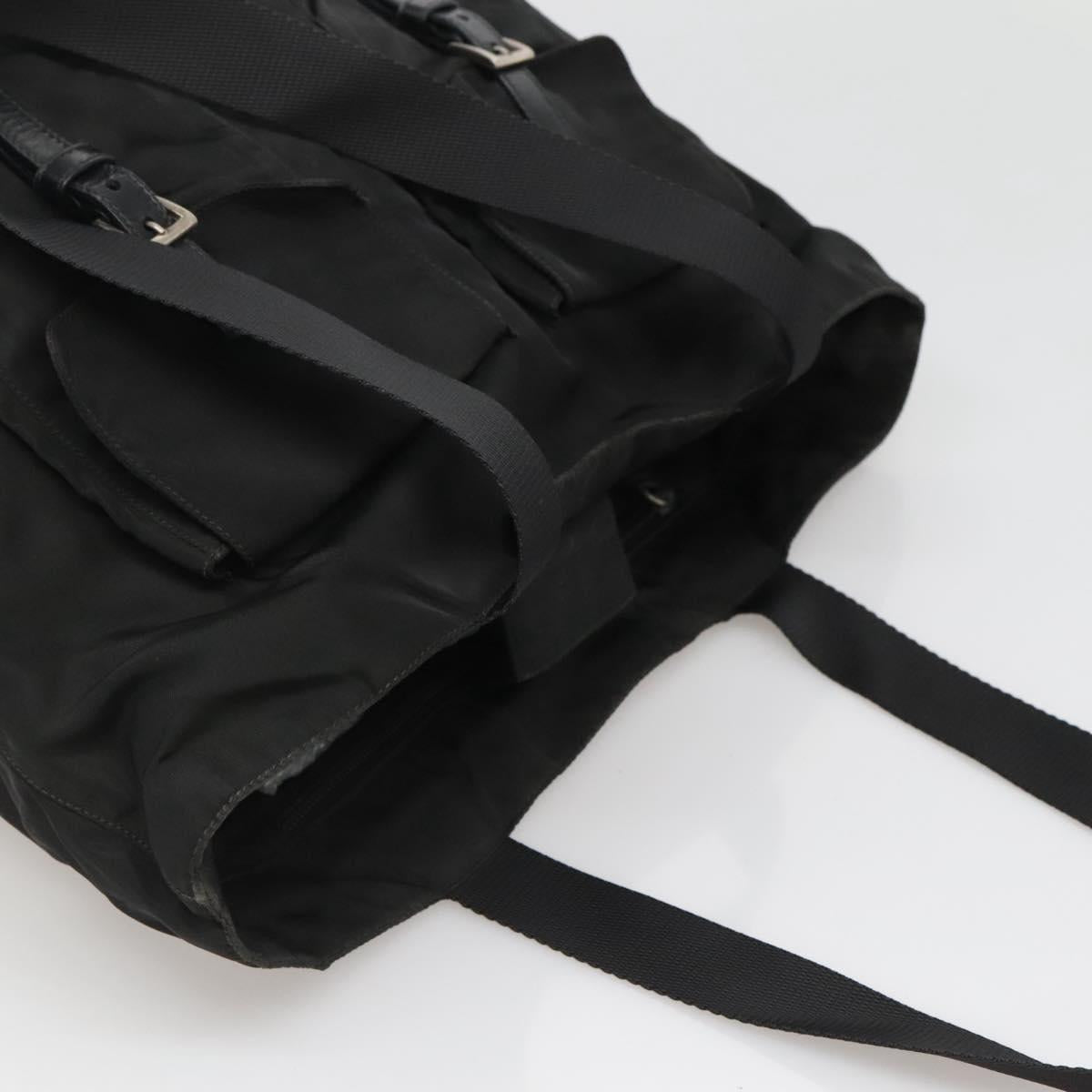 PRADA Tote Bag Nylon Black
