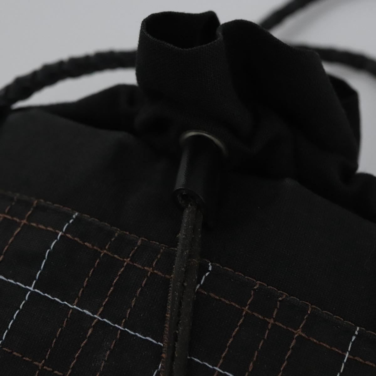BURBERRY Nova Check Hand Bag Canvas Navy