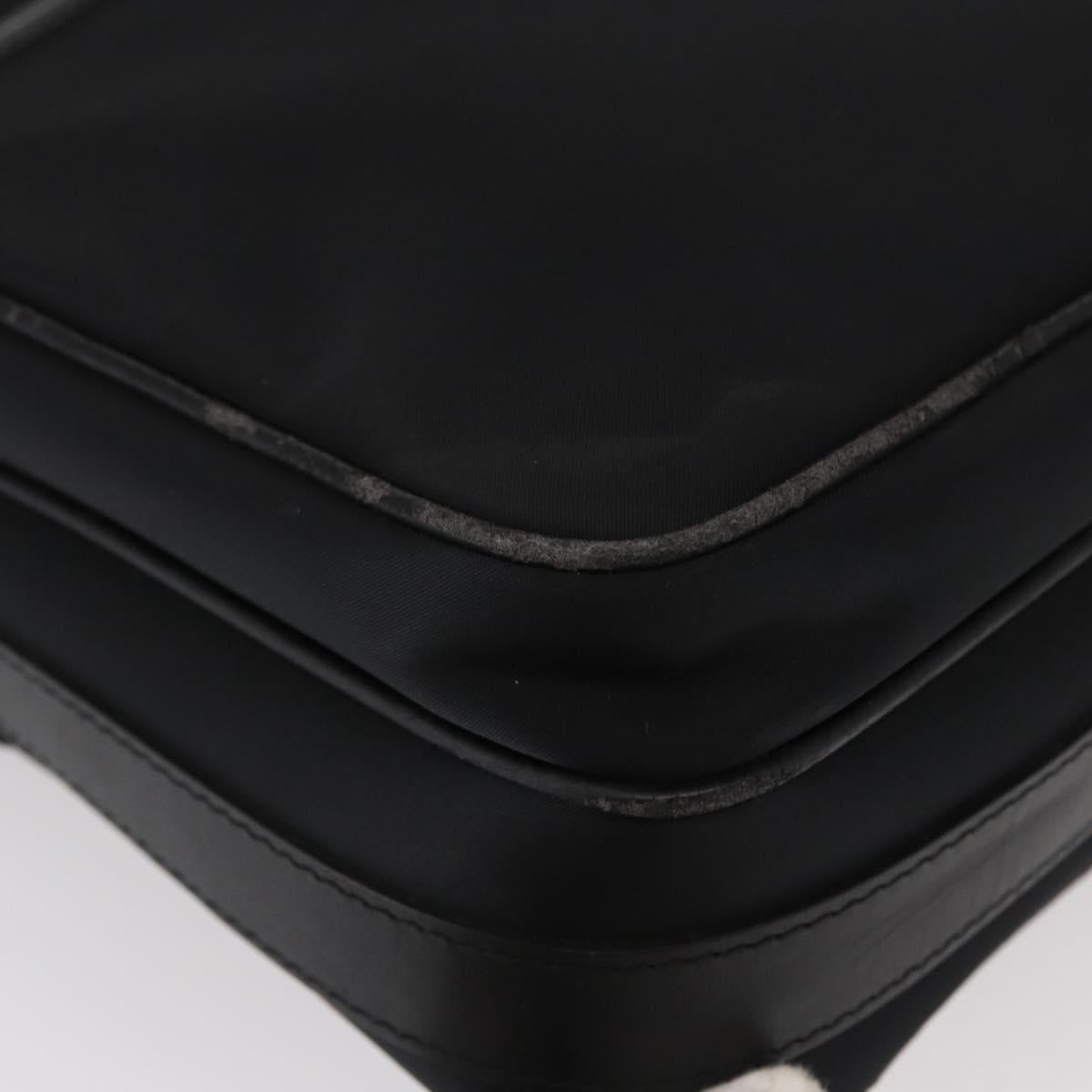 BURBERRY Shoulder Bag Nylon Black Silver