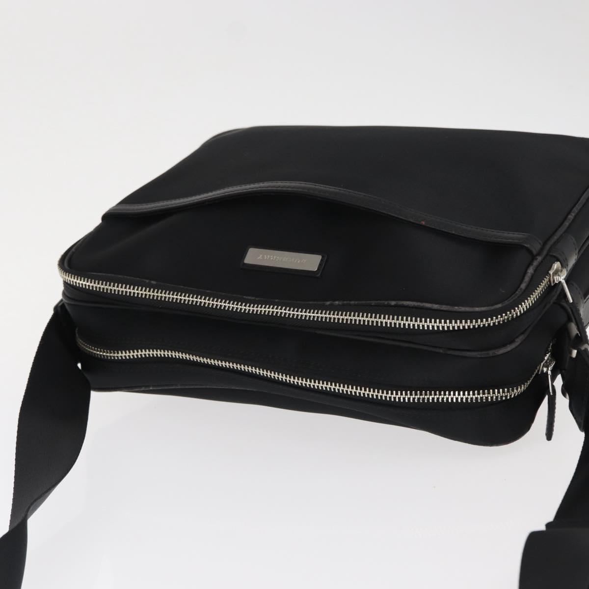 BURBERRY Shoulder Bag Nylon Black Silver