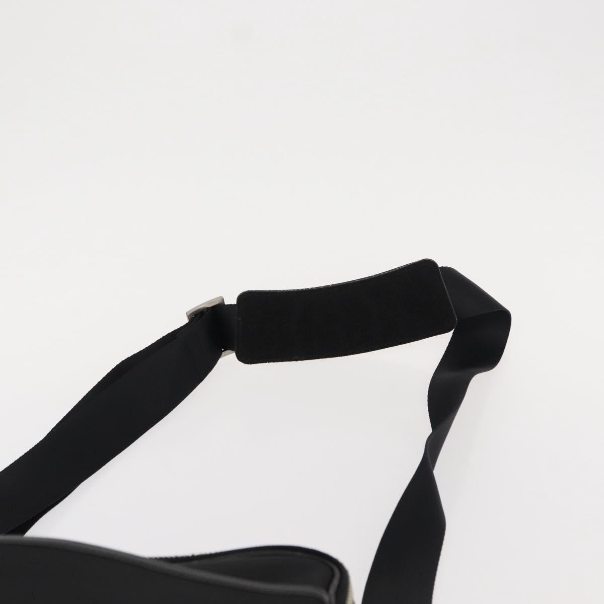 BURBERRY Shoulder Bag Nylon Black Silver