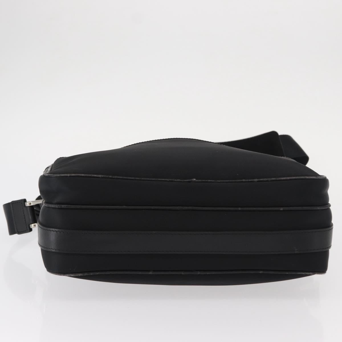 BURBERRY Shoulder Bag Nylon Black Silver