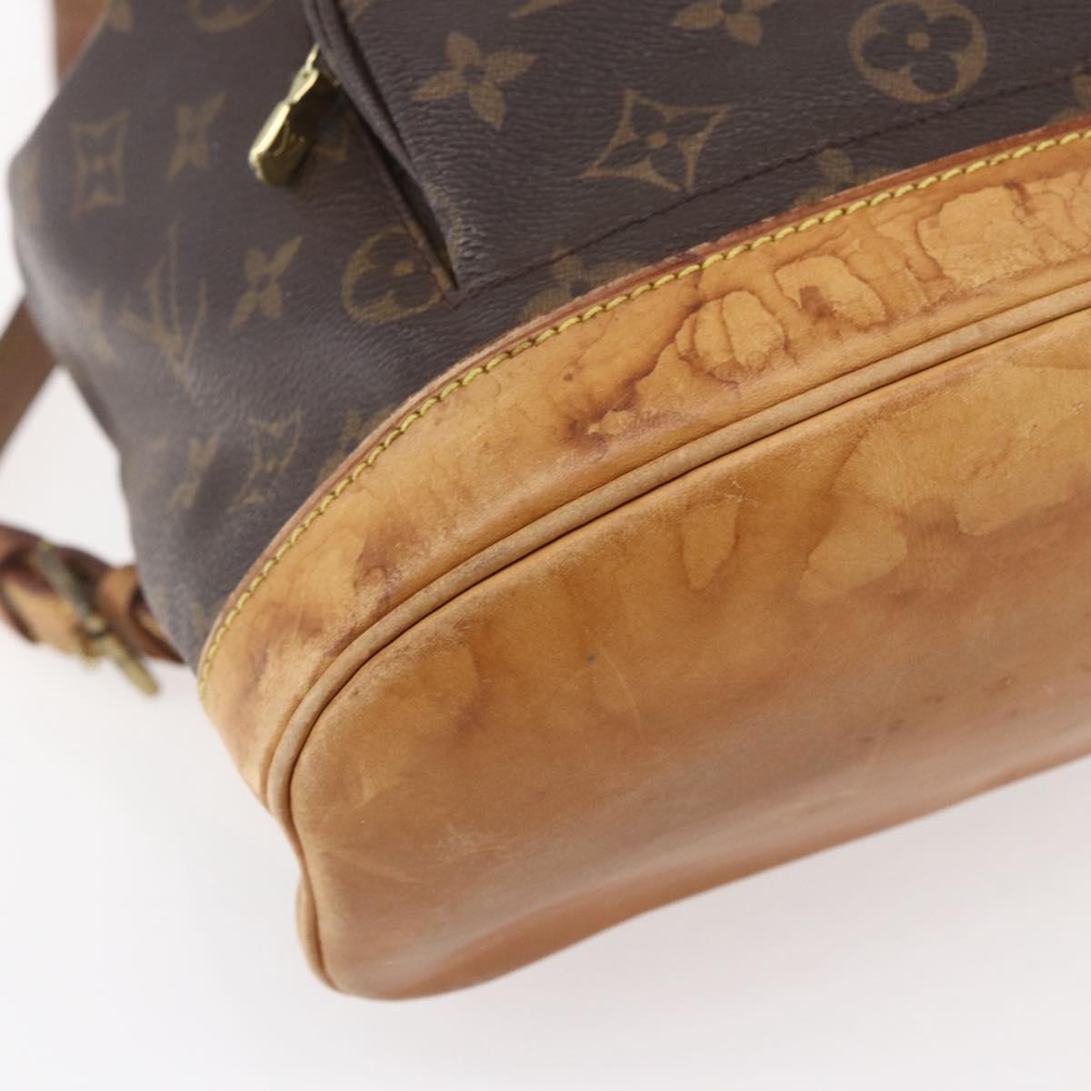 Louis Vuitton Monogram Montsouris MM Backpack M51136 LV