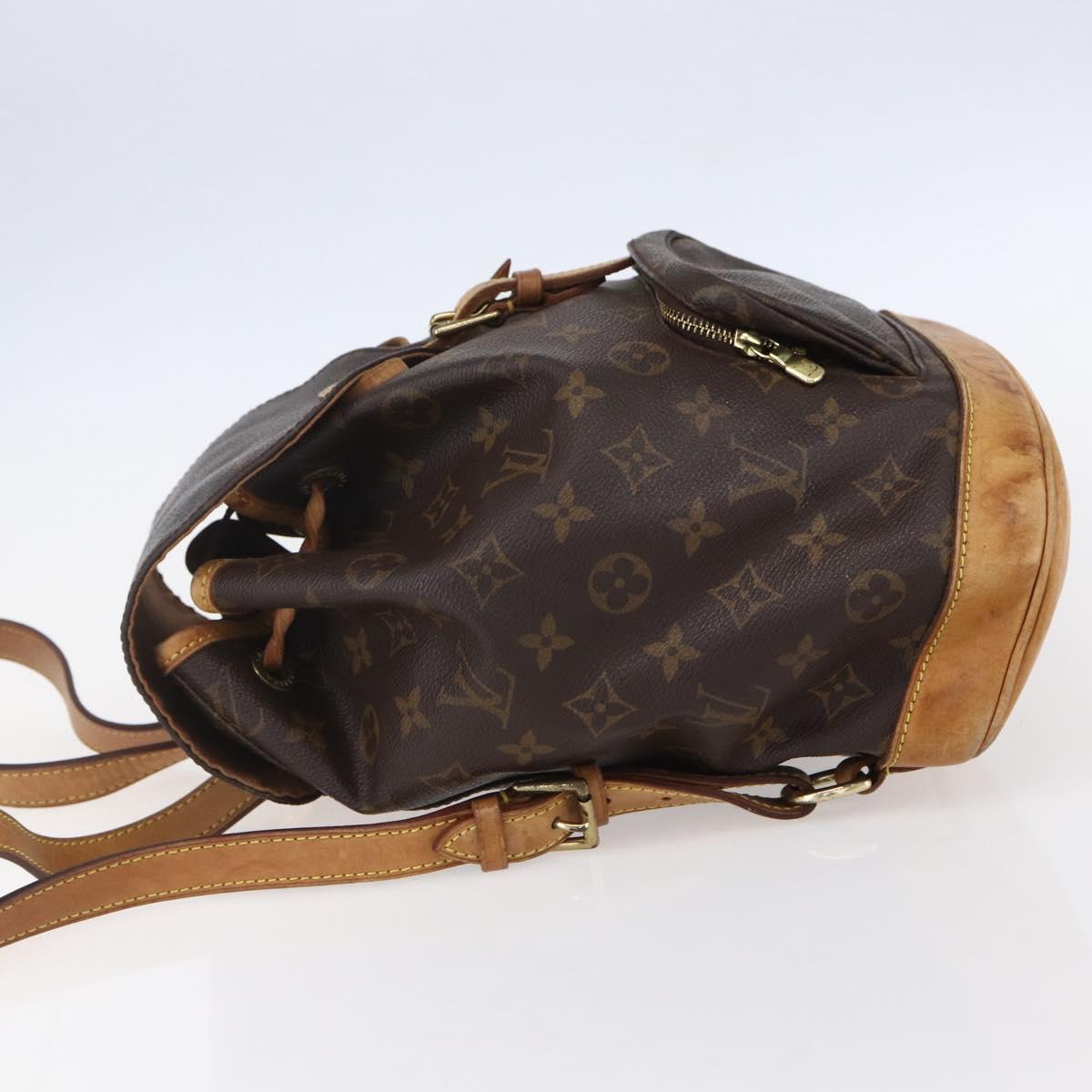 Louis Vuitton Monogram Montsouris MM Backpack M51136 LV