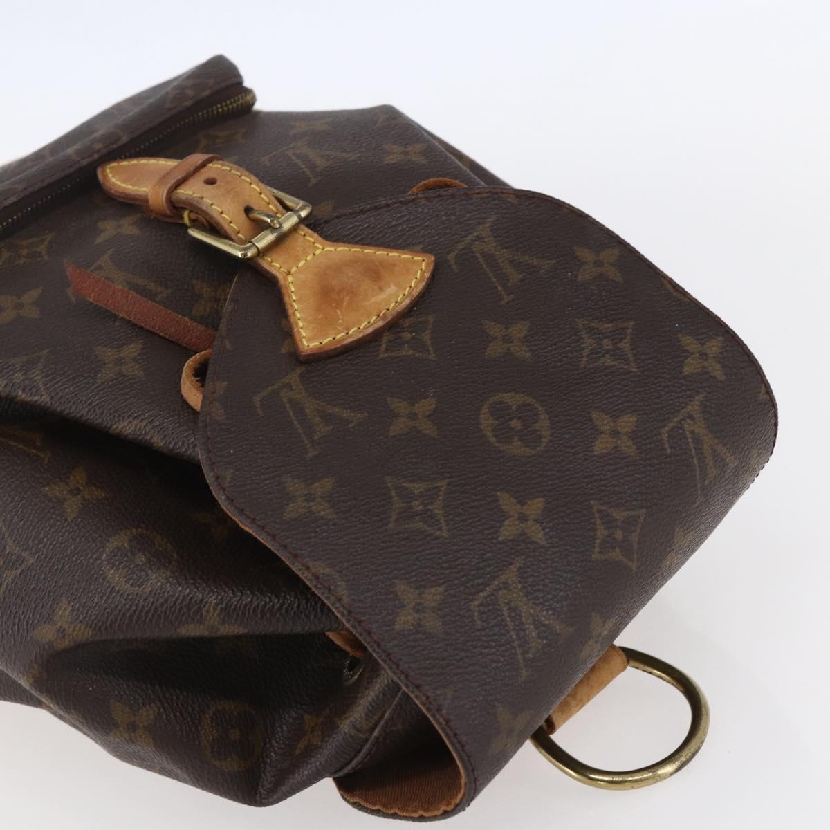 Louis Vuitton Monogram Montsouris MM Backpack M51136 LV