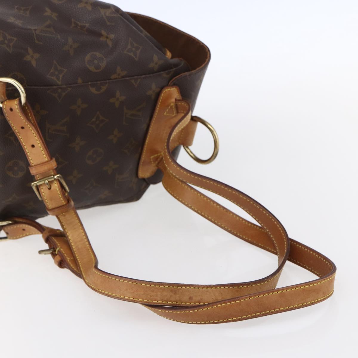 Louis Vuitton Monogram Montsouris MM Backpack M51136 LV