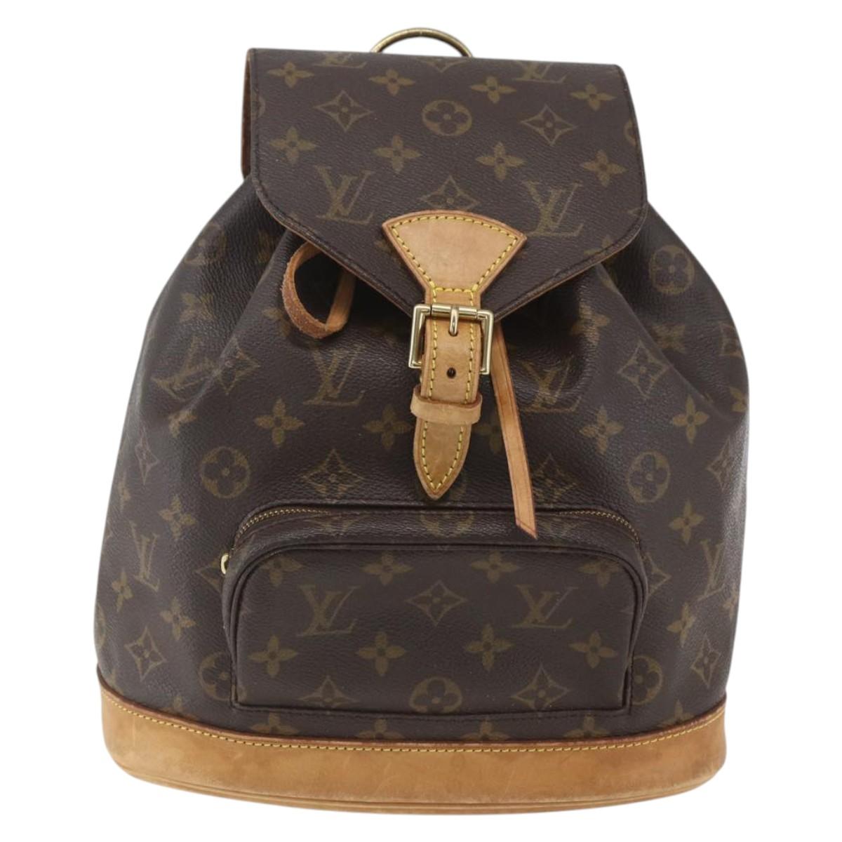 Louis Vuitton Monogram Montsouris MM Backpack M51136 LV