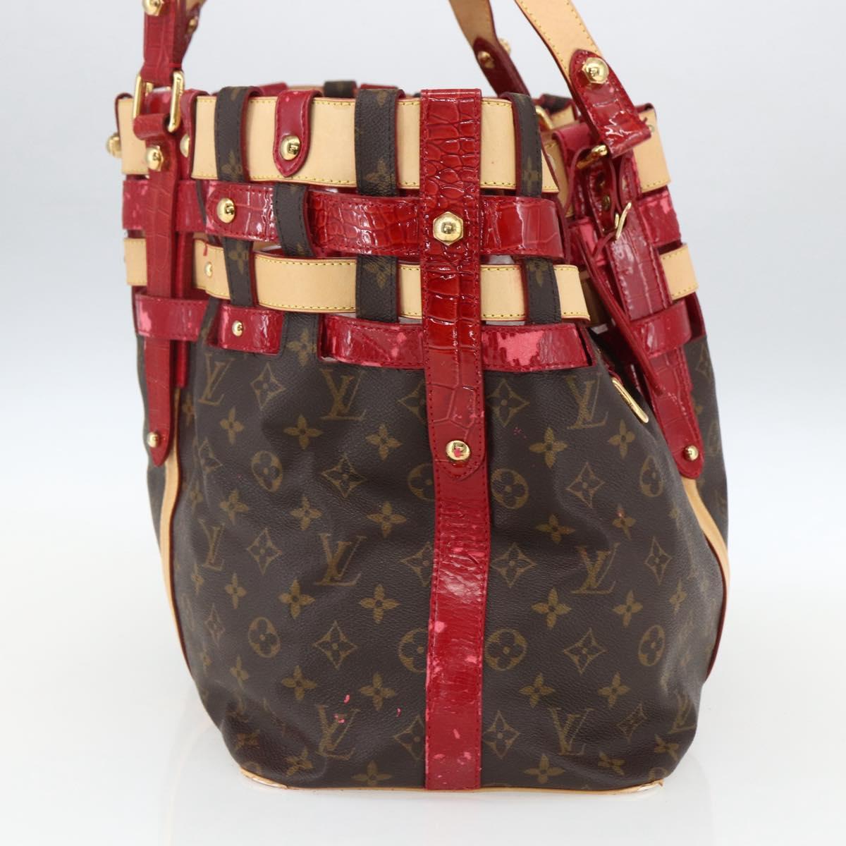 Louis Vuitton Monogram Ruby Sarina MM Tote Bag Red M95611 LV