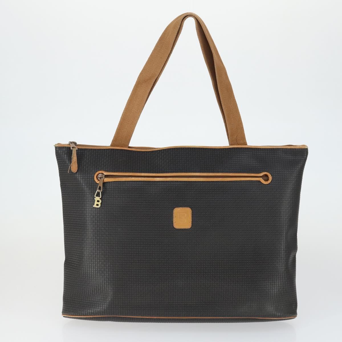 Burberrys BALLY Shoulder Bag Leather 2 Set Black