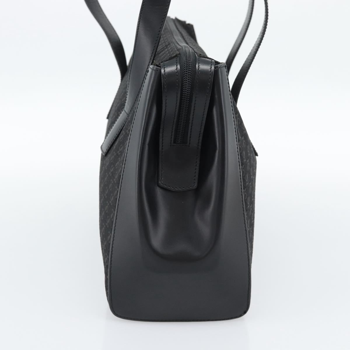 LOEWE Tote Bag Canvas Black Gold