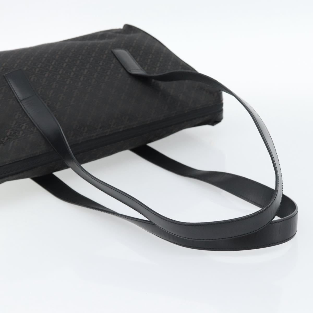 LOEWE Tote Bag Canvas Black Gold
