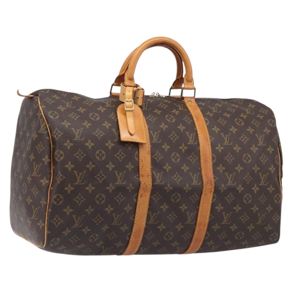 Louis Vuitton Monogram Keepall 50 Boston Bag M41426 LV