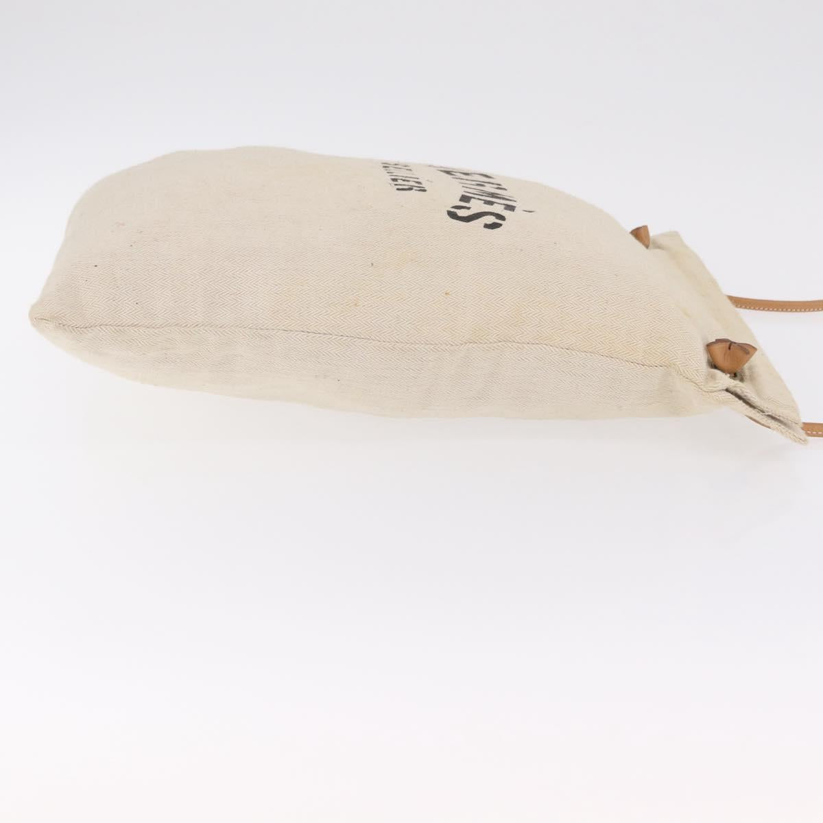 HERMES Aline Shoulder Bag Canvas Beige