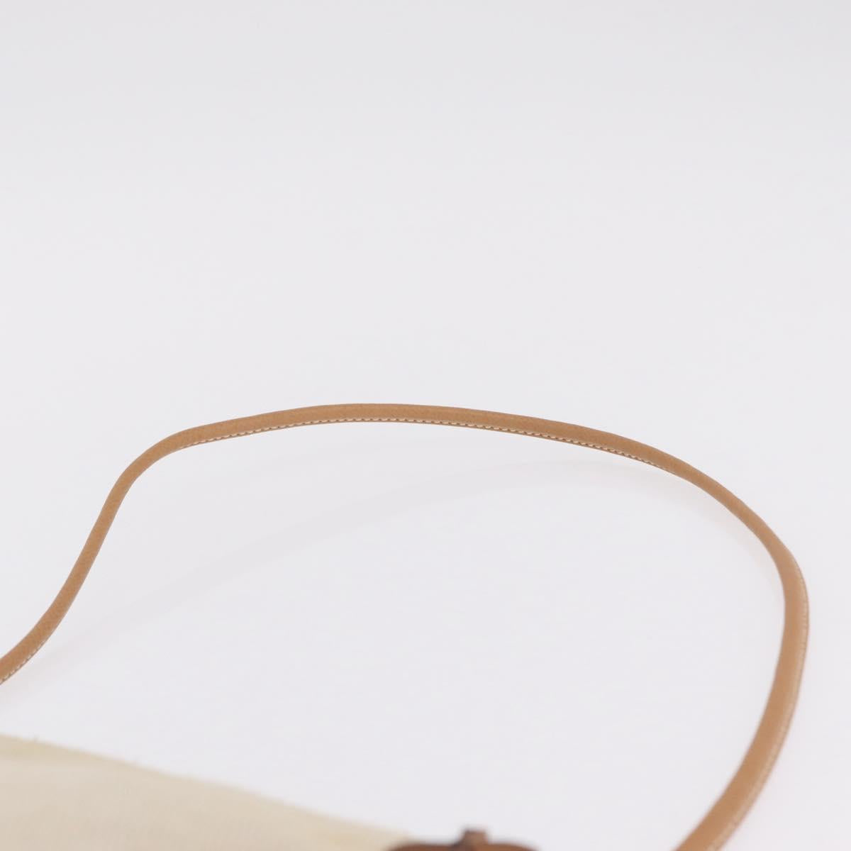 HERMES Aline Shoulder Bag Canvas Beige