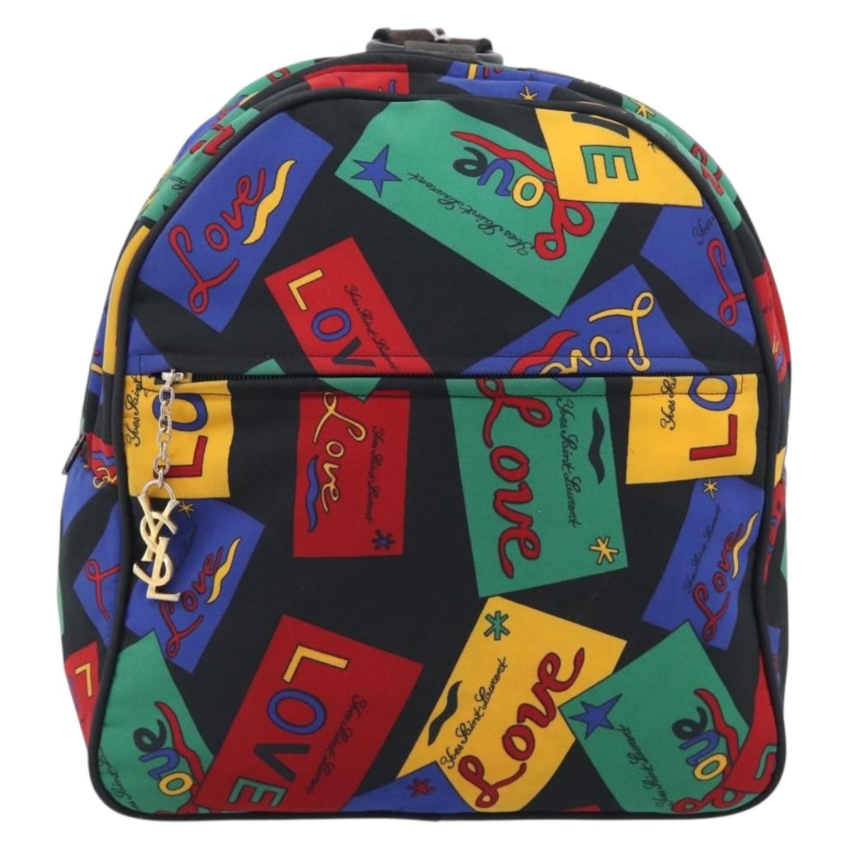 Saint Laurent Backpack Nylon Multicolor Gold