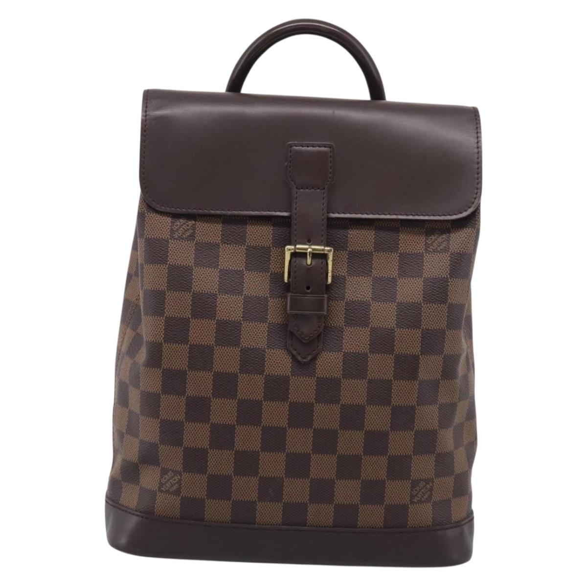 Louis Vuitton Damier Ebene Soho Backpack N51132 LV