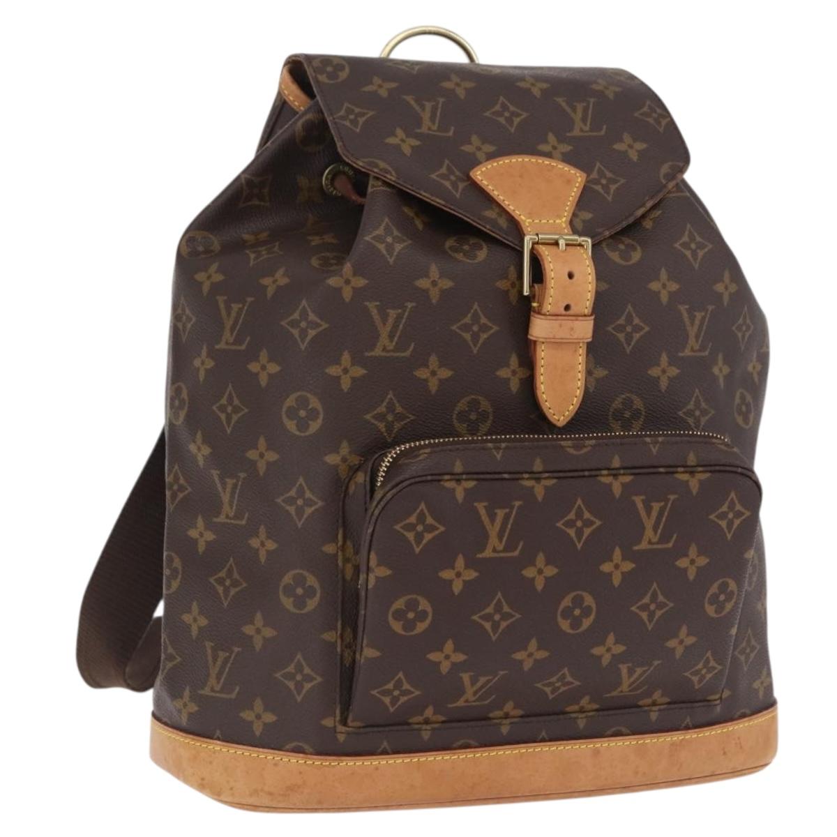 Louis Vuitton Monogram Montsouris GM Backpack M51135 LV