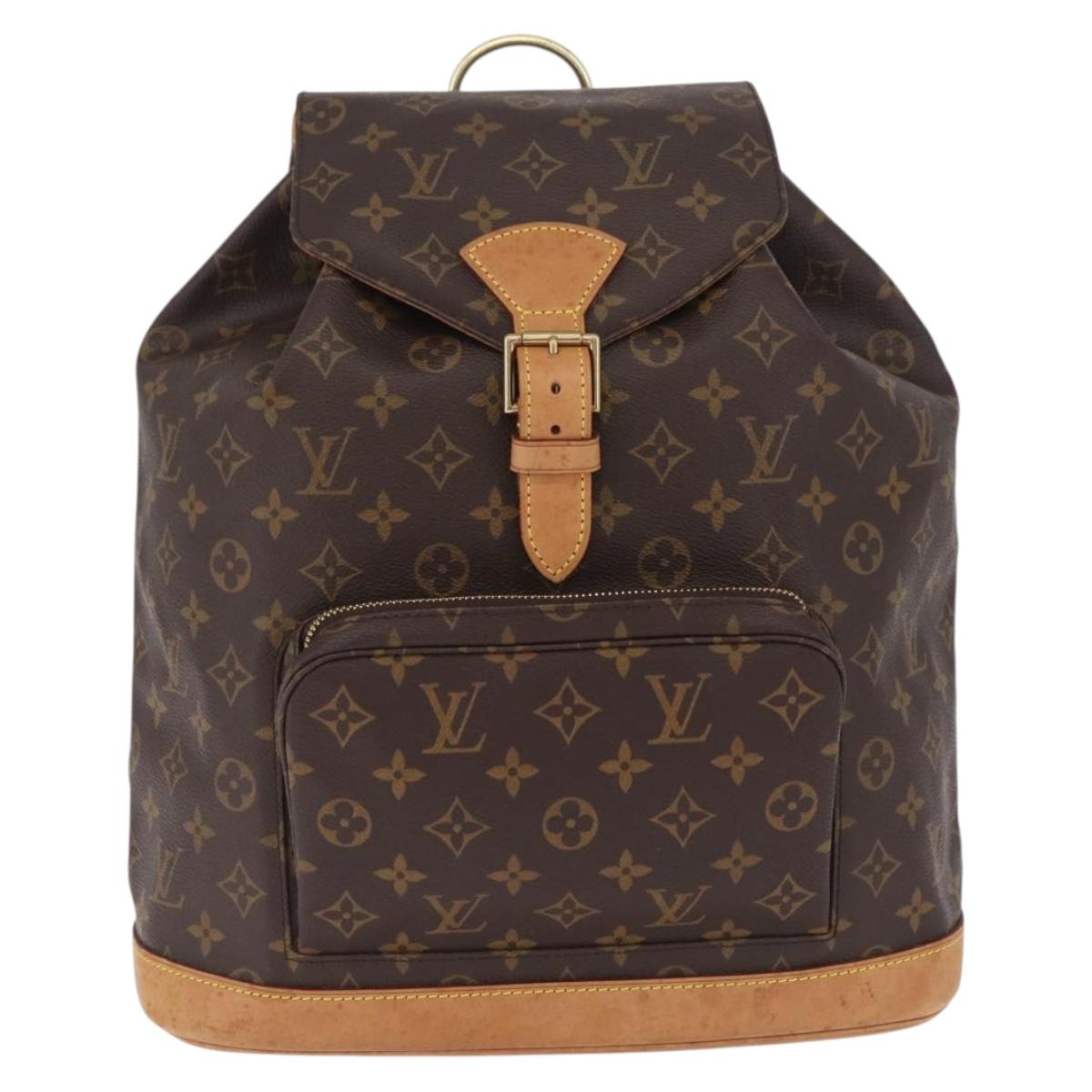 Louis Vuitton Monogram Montsouris GM Backpack M51135 LV