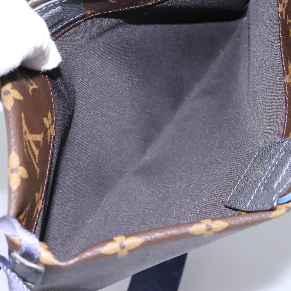 Louis Vuitton Monogram Pacific Split Sacoche Shoulder Bag Blue M43854