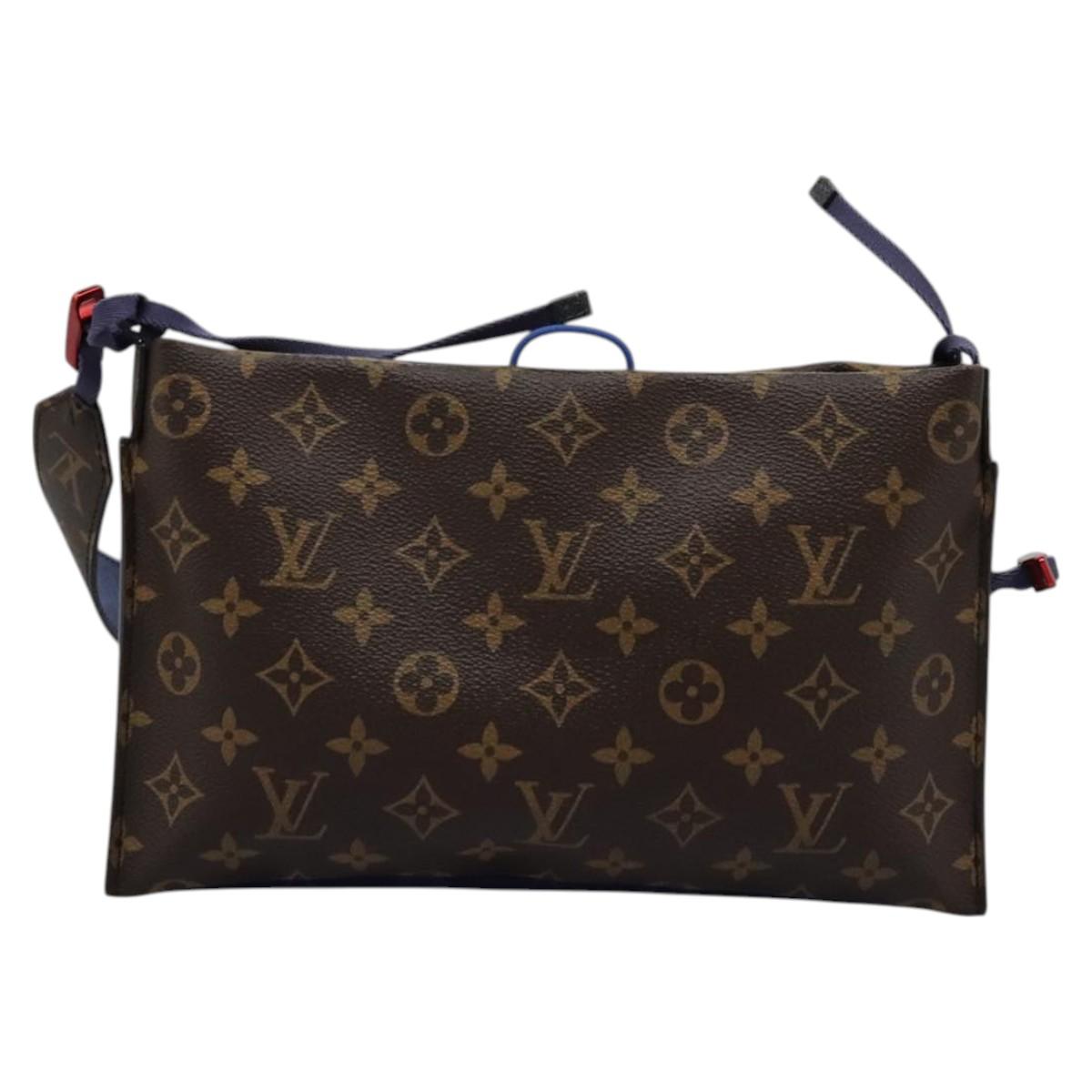 Louis Vuitton Monogram Pacific Split Sacoche Shoulder Bag Blue M43854