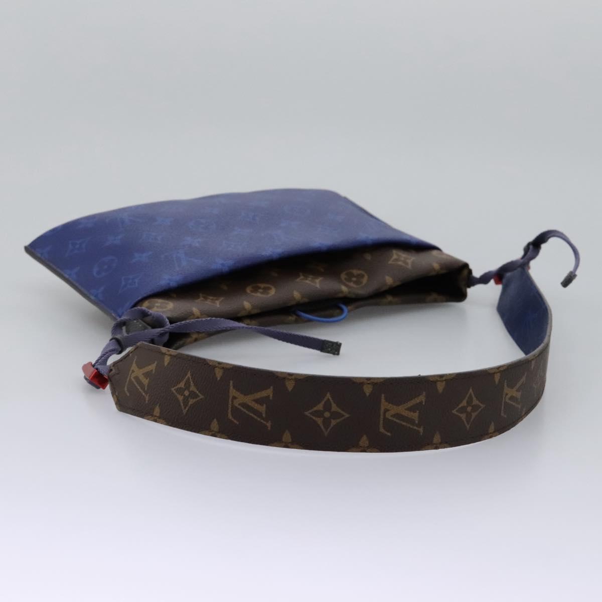 Louis Vuitton Monogram Pacific Split Sacoche Shoulder Bag Blue M43854