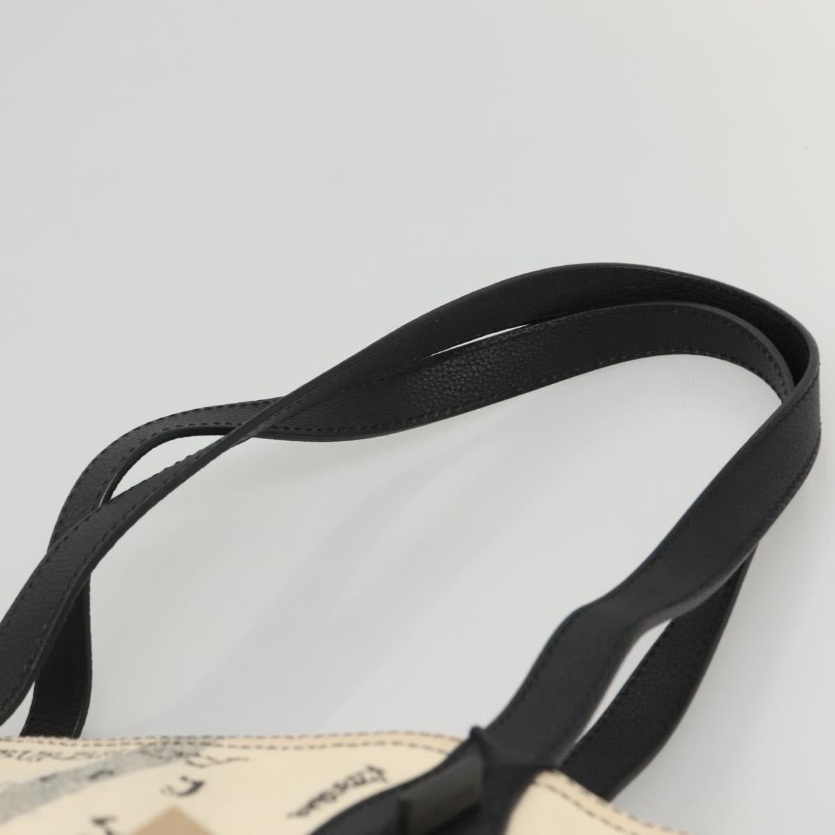BURBERRY Tote Bag Coated Canvas White