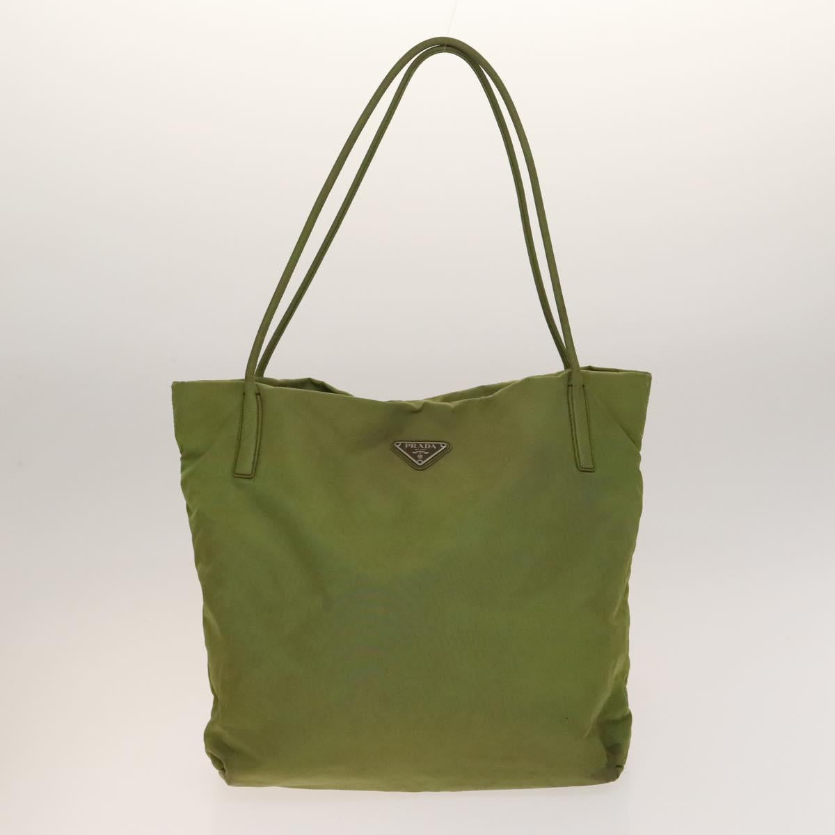 PRADA Tote Bag Nylon 4Set White Khaki black