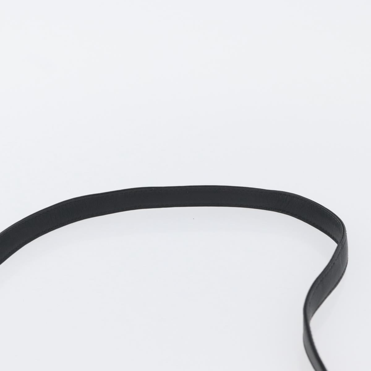 CELINE Shoulder Bag Leather Black Gold