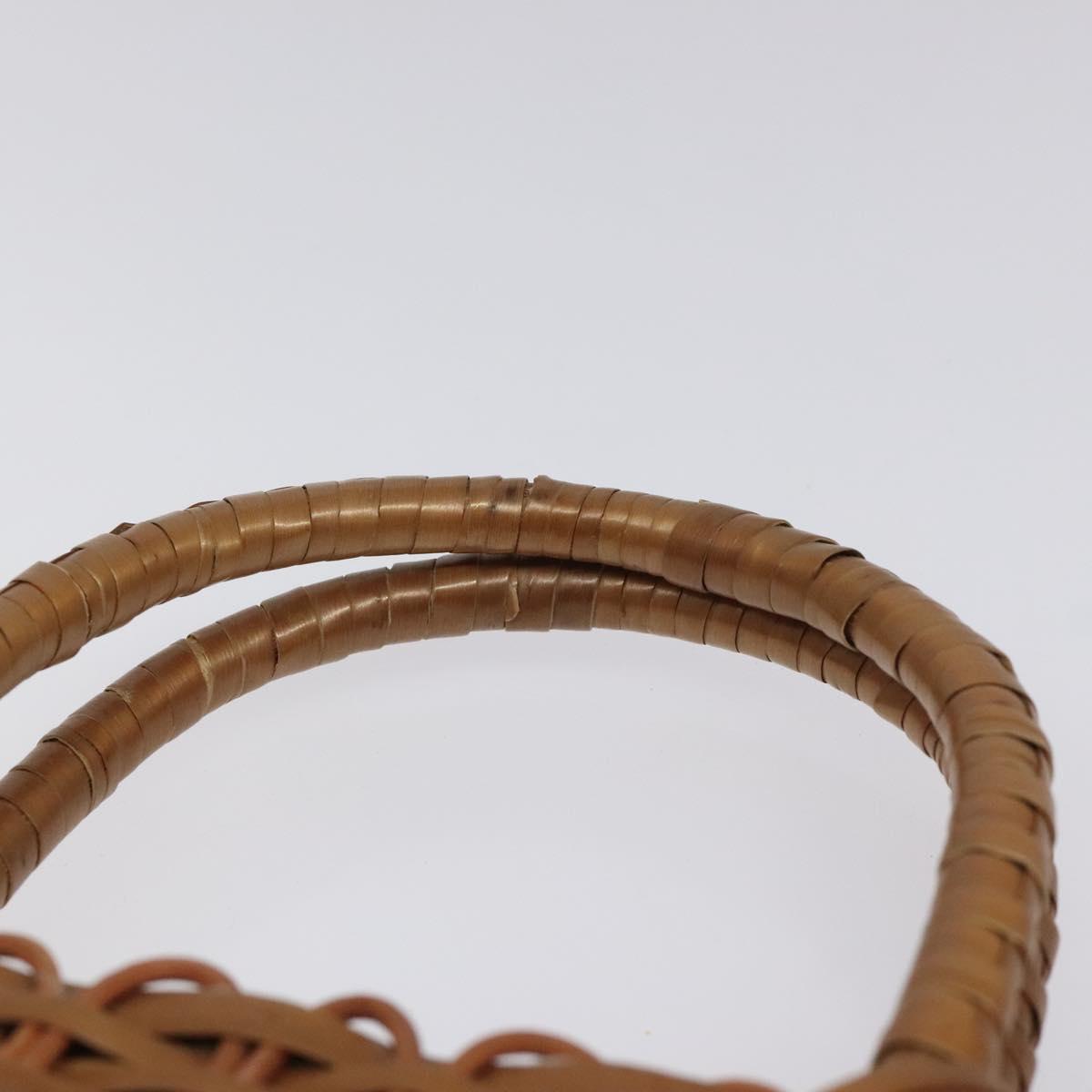 FENDI Straw Hand Bag Raffia Brown