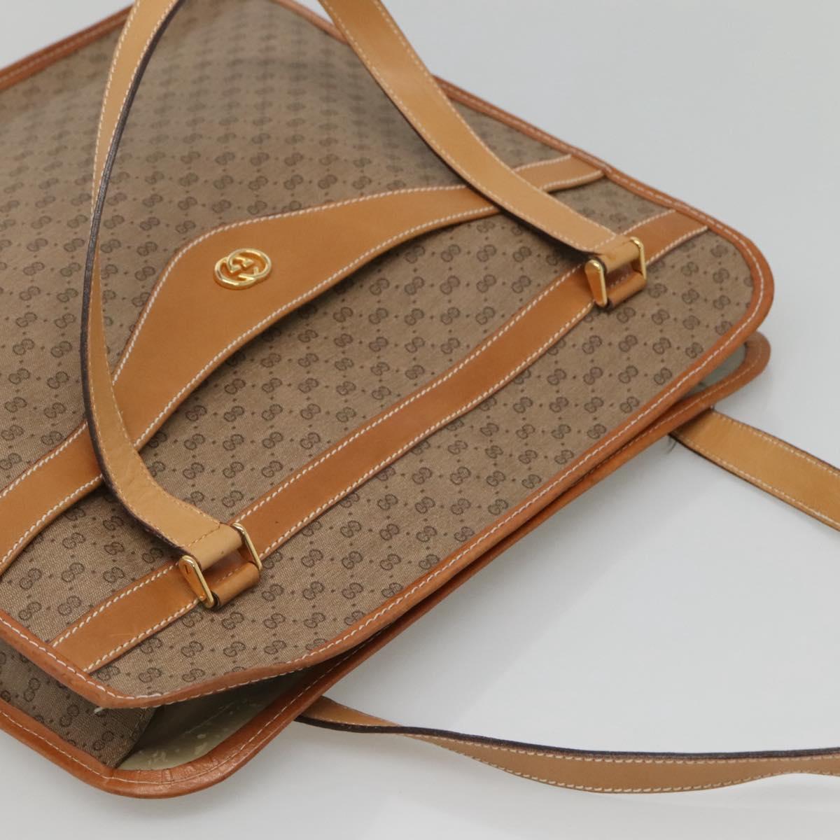 GUCCI Micro GG Supreme Tote Bag PVC Beige