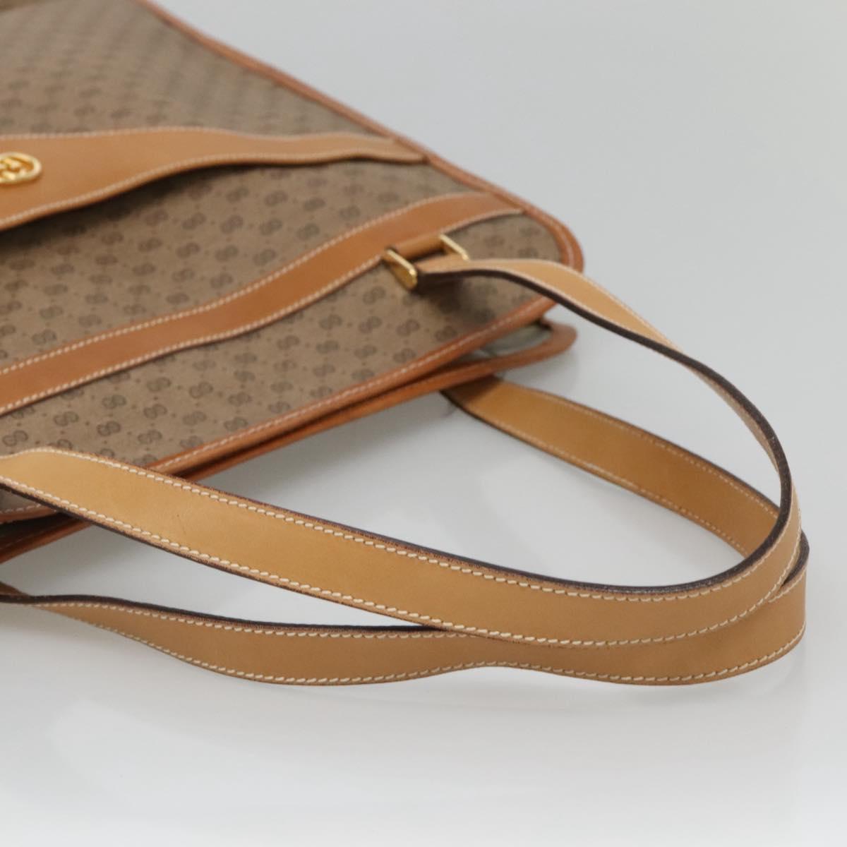 GUCCI Micro GG Supreme Tote Bag PVC Beige