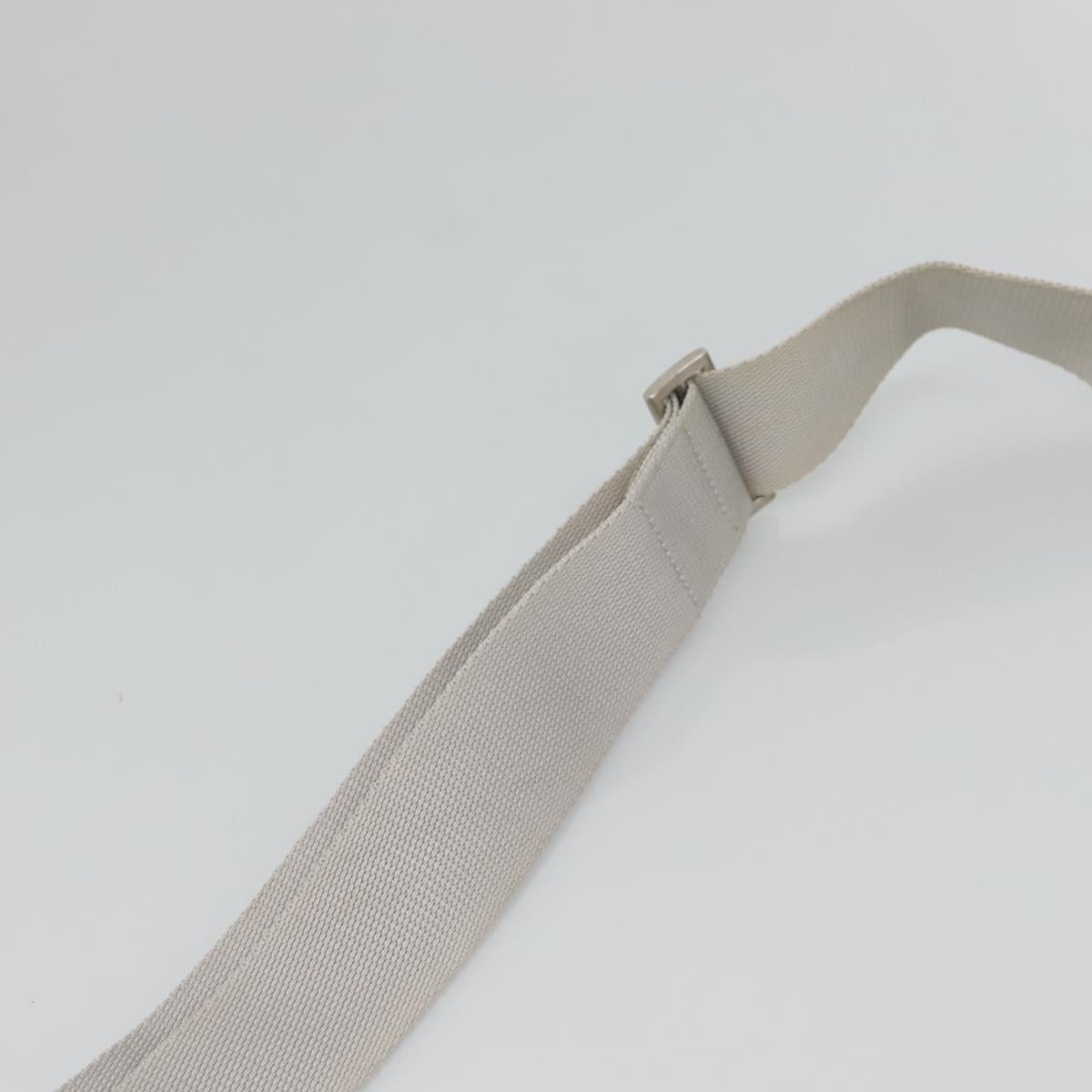 PRADA Shoulder Bag Nylon Blue Silver