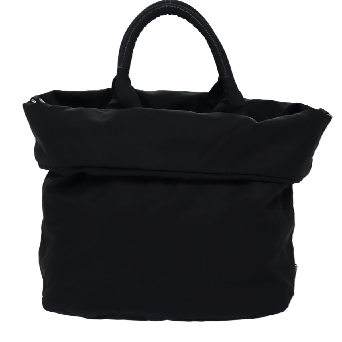 PRADA Hand Bag Nylon 2way Black