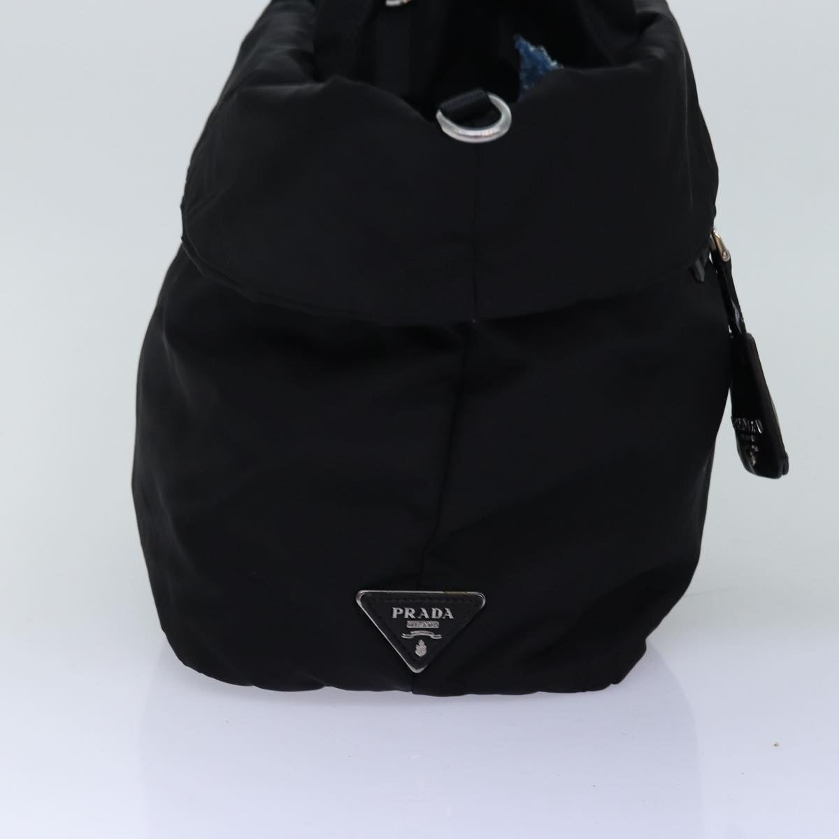 PRADA Hand Bag Nylon 2way Black